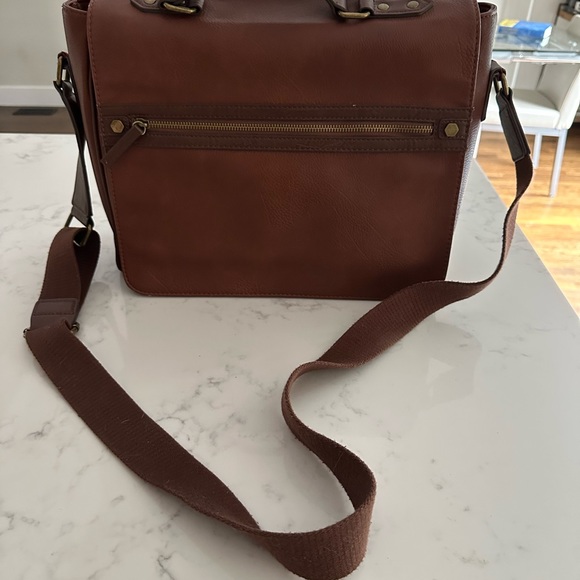 Brown side satchel - Picture 2 of 5